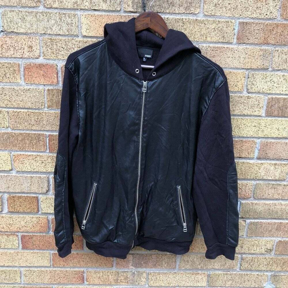Wilfred Free Aritzia Faux Leather Jacket Large